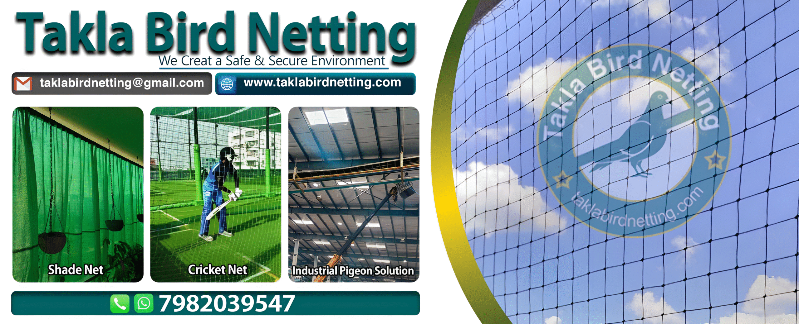 Takla Bird Netting banner 1