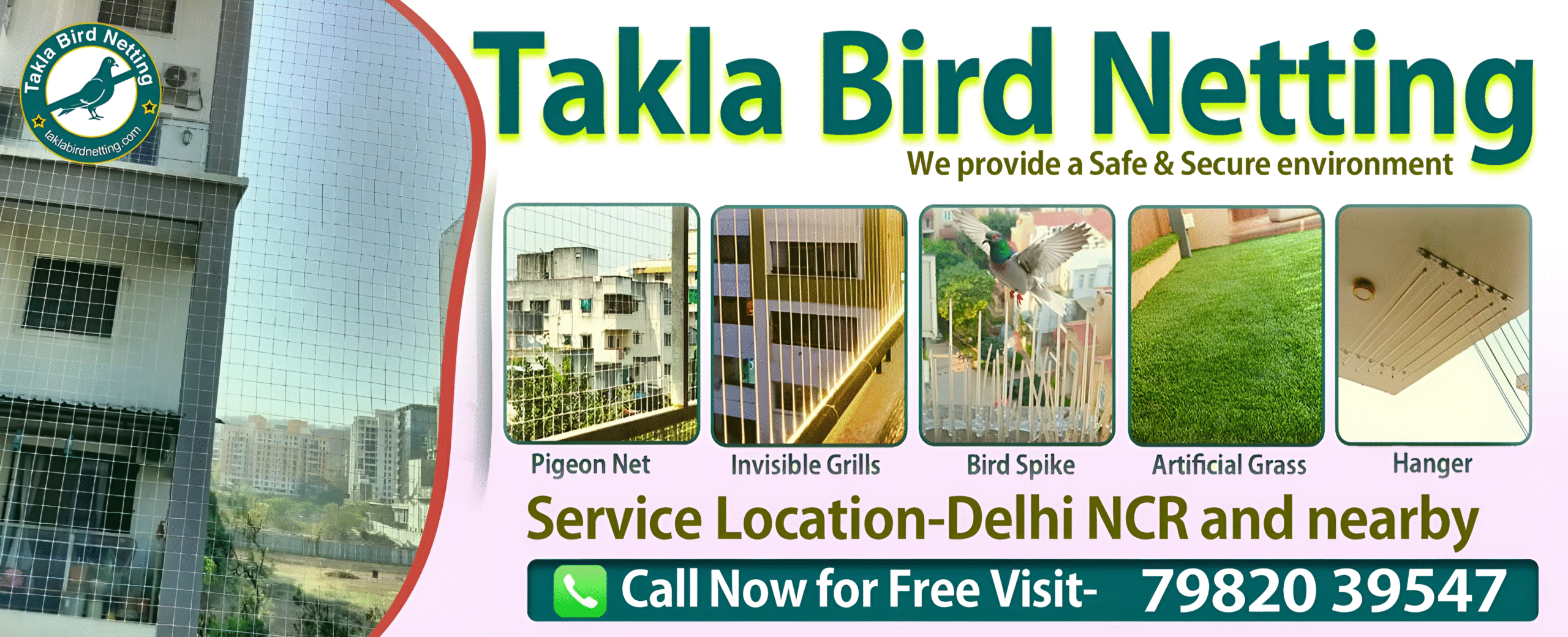 Takla Bird Netting banner 2